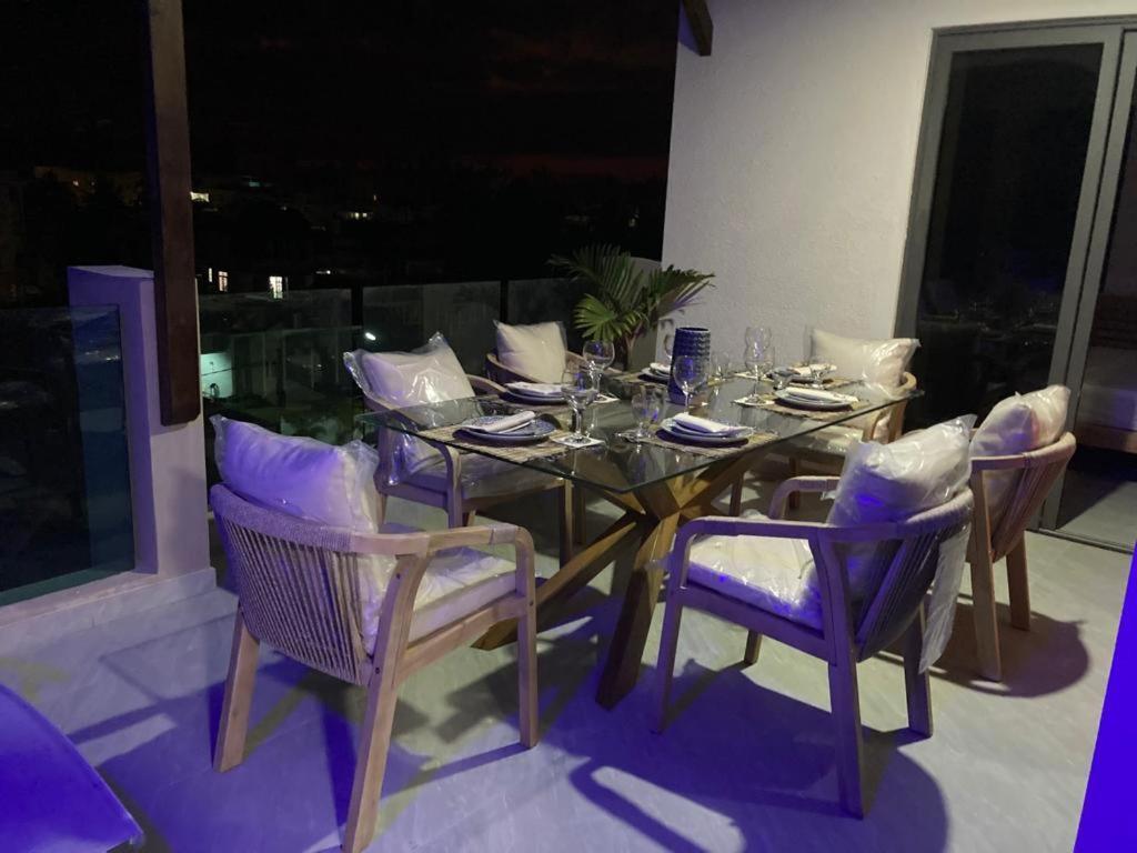Splendide Penthouse Vue Mer A 5 Mn A Pied De La Plage Flic-en-Flacq Kültér fotó