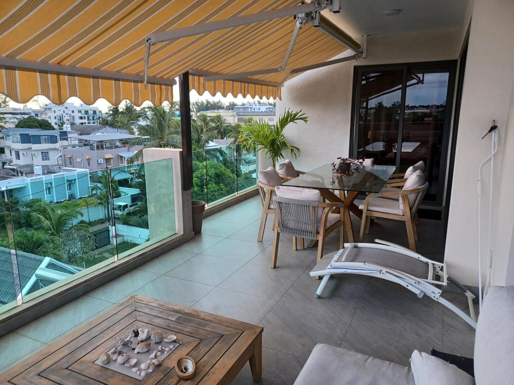 Splendide Penthouse Vue Mer A 5 Mn A Pied De La Plage Flic-en-Flacq Kültér fotó