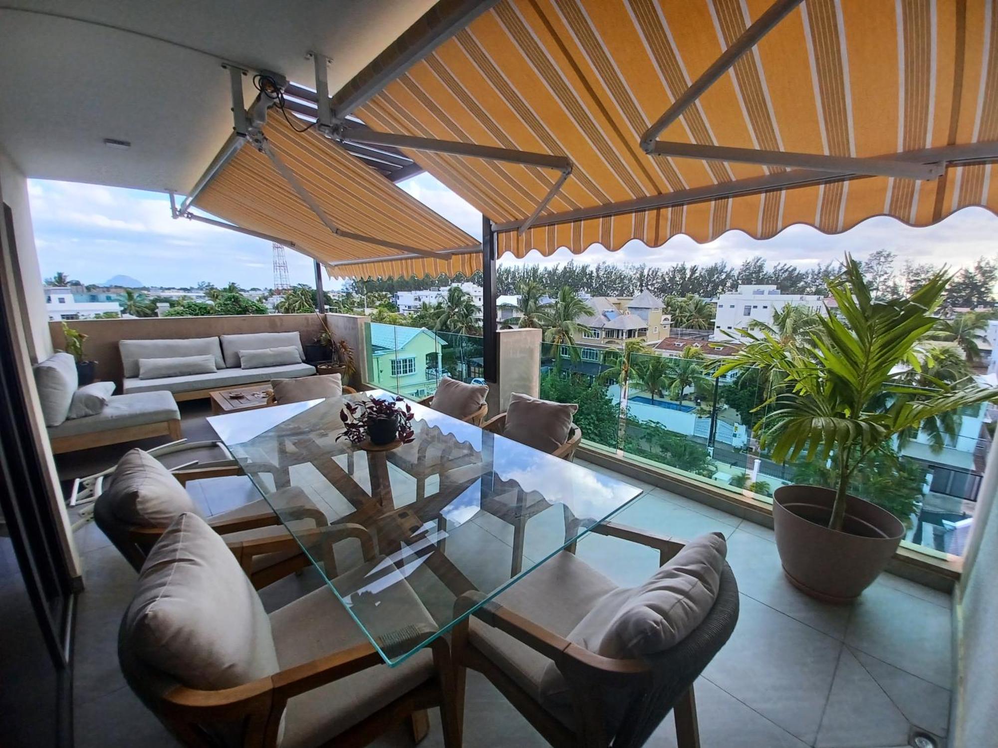 Splendide Penthouse Vue Mer A 5 Mn A Pied De La Plage Flic-en-Flacq Kültér fotó